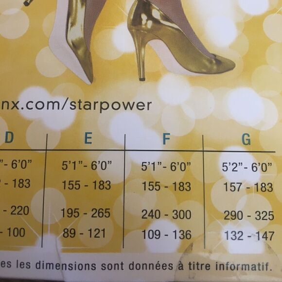 Spanx star power back-seam BOWshaping sheers BLACK - Picture 5 of 5